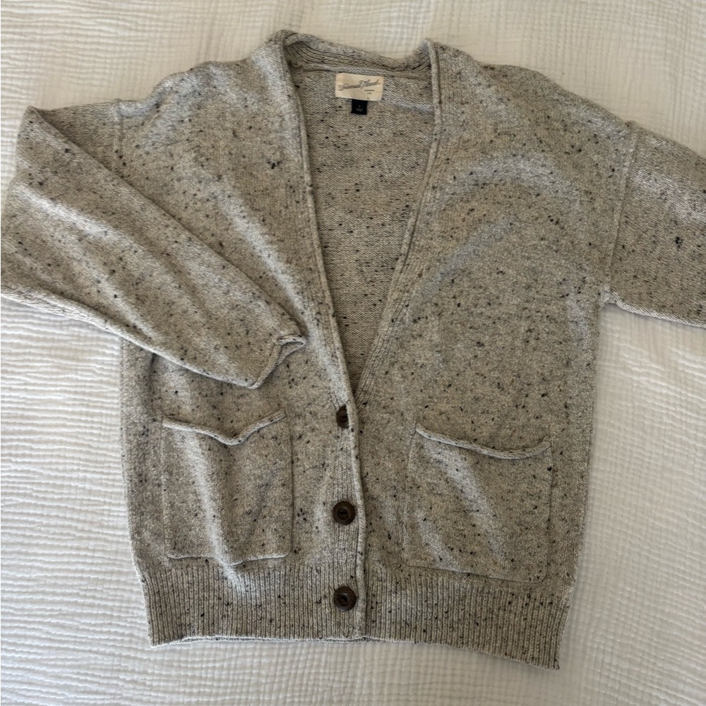 Universal Thread Light Gray Women's Cardigan